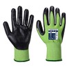 Portwest A645 Cut Resistant Green Cut - Nitrile Foam Green/Black,