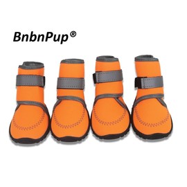 BnbnPup Dog Shoes, Paw Protection Shoes for Dogs, Dog Paw Protection, Snow Shoes with Non-Slip Sole, Reflective Strap for Small Dogs, Large Dogs, 2XL