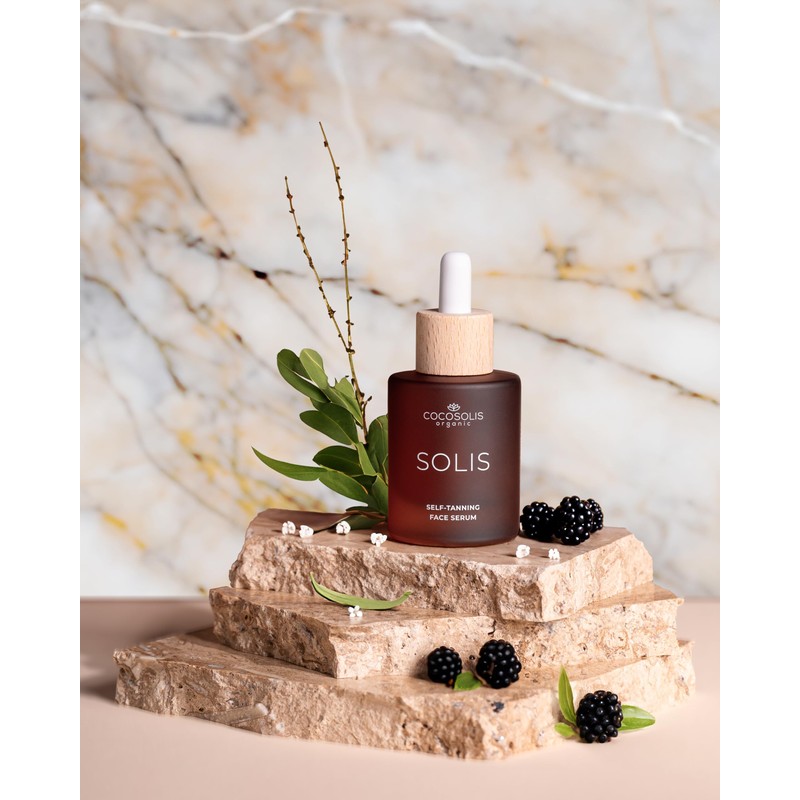COCOSOLIS SOLIS Self-tanning Face Serum, Self-Tanning and Care for the