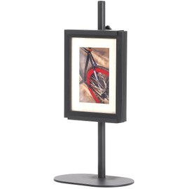 Easel Stand for Pictures, Adjustable Tabletop Easel for Picture Frame up to 17.5" H, Black Metal Easels Display Stands, Height Adjustable Table Art Painting Holder Easels, Suitable for Home Events