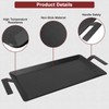 Carbon Steel Griddle - Professional Cookware Griddle Pan for Induction,