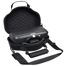 Hard Storage Case for New Bose SoundLink Max Portable Speaker, Protective Carrying Case for Large Bluetooth Speaker with Soft Handle. (Black)