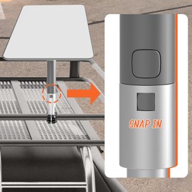 Starlink Rv Ladder Mount for Gen 2, Starlink Gen 2 Roof Rack Mount, Starlink Mount with Pipe Adapter for RV,Load-Bearing 200lbs, Installation Range 0.8-1.17” (All Aluminum)