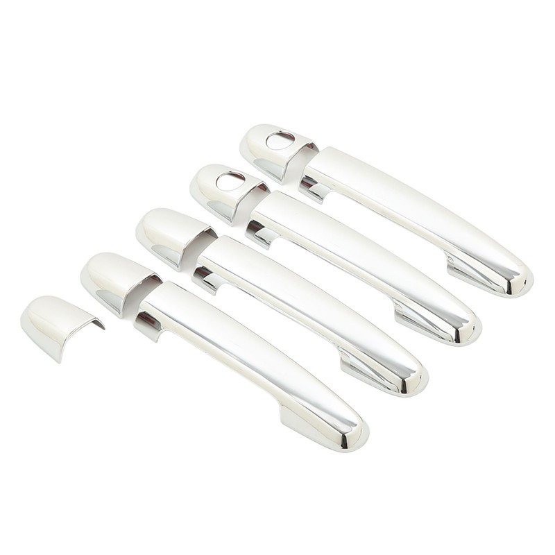 8 Pcs Car Exterior Door Handle Cover ABS Chrome Door