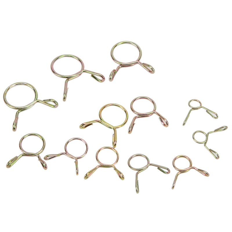 420pcs Fuel Line Spring Wire Clips 10‑Size 5‑14mm Air Tube