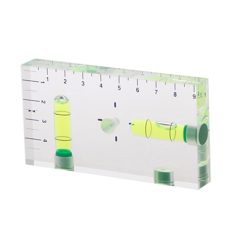 GUMEI High Precision Transparent Two Direction Magnetic Level Bubble Mini