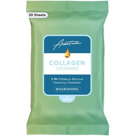 COLLAGEN 2 IN 1 MAKEUP REMOVER CLEANSING TOWELETTES ARANTZA COSMETICS