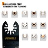 FEWELL 55PCS Oscillating Saw Blades, Universal Titanium Multitool Blades for