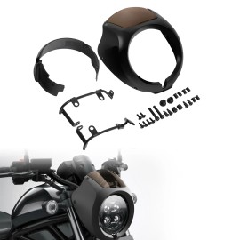 TCMT Front Headlight Fairing Smoke Windshield Fit For Honda Rebel 1100 CMX1100 21-24