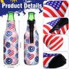 6 Pcs American Flag Beer Bottle Sleeves Patriotic USA Bottle