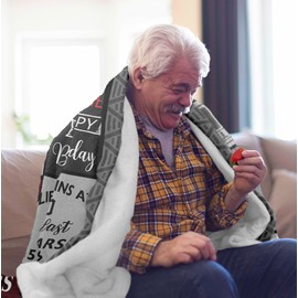 60th Birthday Gifts for Men, Mens 60th Birthday Gifts, 60th Birthday Gifts for Him, Gifts for 60 Year Old Man, Special 60th Men Birthday Gifts, 60 Year Old Birthday Gifts for Men, Blanket 150x130CM