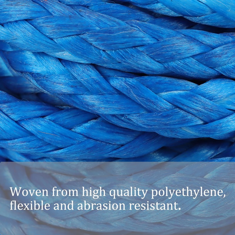 LiGuVCY Synthetic Winch Rope Cable, 5/16IN x 50FT Winch Rope