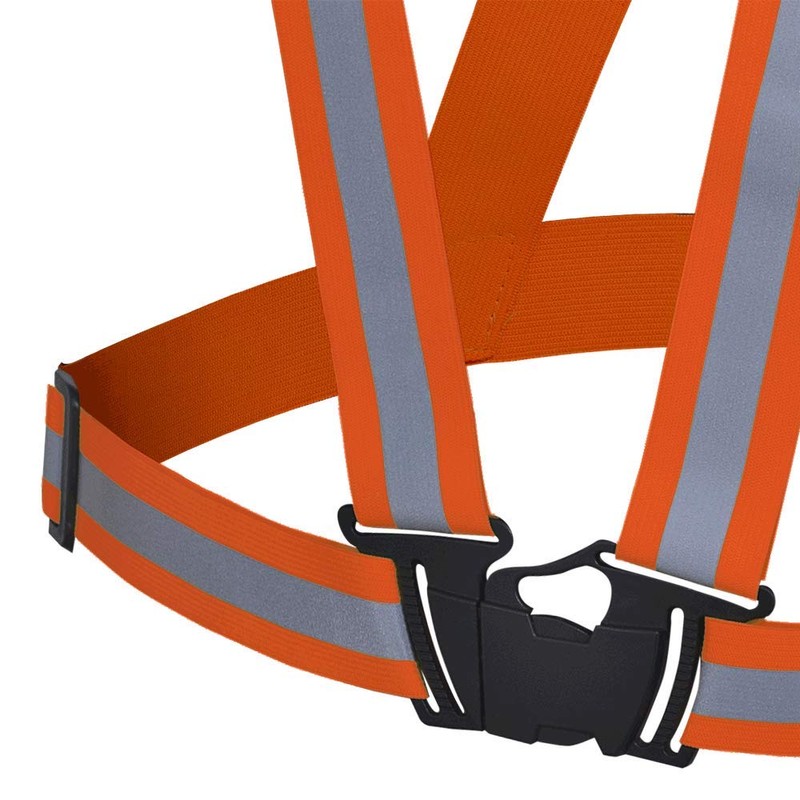 Pioneer Hi Vis Adjustable Safety Sash - Hi-Vis Orange with