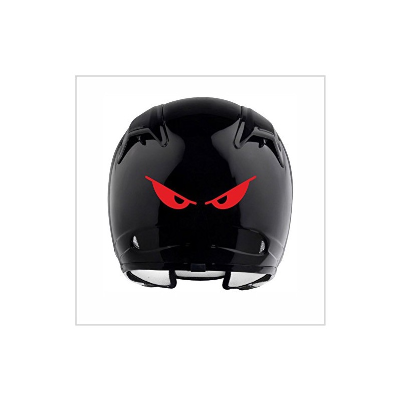 Everything Graphix Evil Eyes No Fear Motorcycle Biker Helmet Reflective