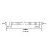 Weirun Bathroom 59-Inch 1.5m Flexible Stainless Steel Interlock Handheld Shower
