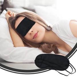 6 Pack Eye Mask for Sleeping,Blindfold,Eye Cover for Sleeping,Shade Cover, Sleeping Blindfold for Men & Women, Suitable for Lunch Break/Travel/on The Plane/Hotel/Camping Usage (Black)