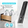 YENUO Push to Open Full Extension Drawer Slides, Side Mount
