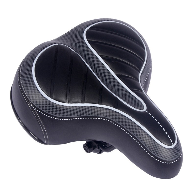PU Leather Wide Big Bum Bike Gel Cruiser Extra Comfort
