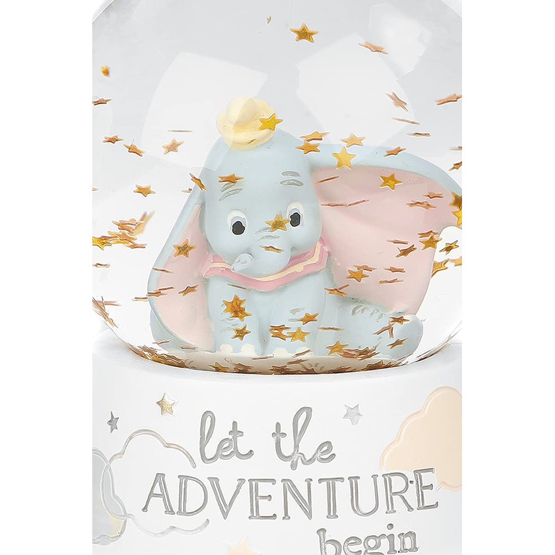 Dumbo Let The Adventures Begin Unisex Snow Globes Standard, polystone,