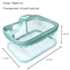 ANEMEL Toiletry Bag Makeup Cosmetic Clear Bag Portable Waterproof Transparent