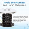 TubShroom Tub Drain Hair Catcher Combo Pack with Silicone Stopper,