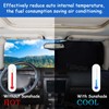 Windshield Sunshade Fit for Hummer H3 2005-2009, Folding Car Sun
