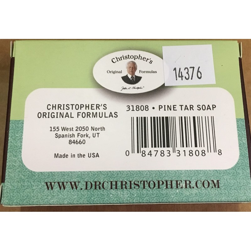 Christopher's Original Formulas Pine Tar Soap