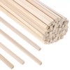 70Pcs 1/4" x 12" Balsa Wood Sticks, Square Wood Dowel