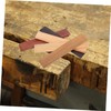 KONTONTY 6 pcs Textured Wooden Boards for DIY Crafts Natural