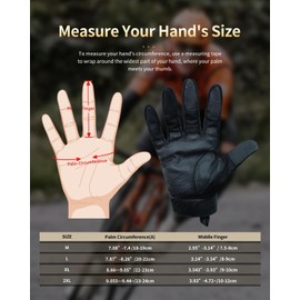 Mmhpluos Tactical Gloves,Motorcycle Gloves for Men and Women Touchscreen Motorcycle Gloves Knuckle Motocross Gloves Airsoft Gloves Motorbike Gloves ATV Gloves Motorcycle Accessories(Black,M)