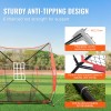 VEVOR 7x7 ft Baseball Softball Practice Net Hitting Batting Multiple