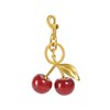 Jueqiba Cherry Bag Charm Purse Charms Keychain, Cherry Purse Charm