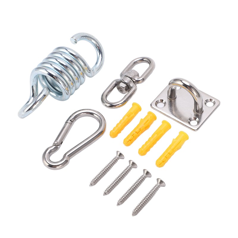 Stainless Steel Ceiling Hammock Hanging Kit 551lb Capacity Suspension Hook