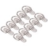 Set of 10 D-Ring Tie Downs, KIMISS Iron Tie Down