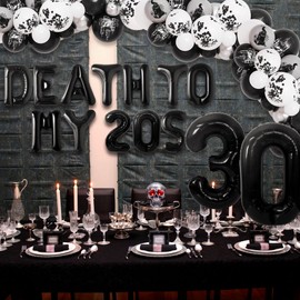 JeVenis Death To My 20s Birthday Decoration Rip 20s Birthday Decoration