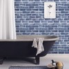 Timeet Blue Brick Wallpaper Peel and Stick Wallpaper 17.7" x