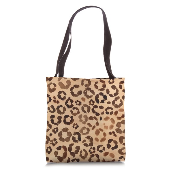 Safari Animal Leopard Cheetah Pattern Print Tote Bag