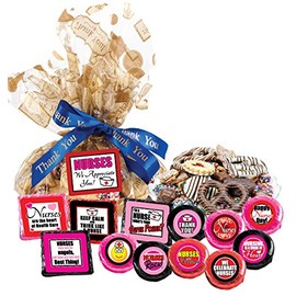 NURSES APPRECIATION 'COOKIE TALK' 2 LB. COOKIE PLATTERS (COOKIES WITH MESSAGES)