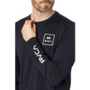 RVCA Men's RVCA Long Sleeve Surf Tee Black X-Large