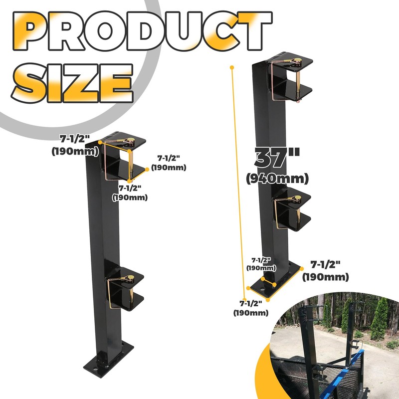 ECOTRIC 3 Place Weed Eater Rack Carrier Mount On Landscape