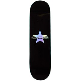 CCS 97 Star Skateboard Deck - Holographic/Black - 8.375"