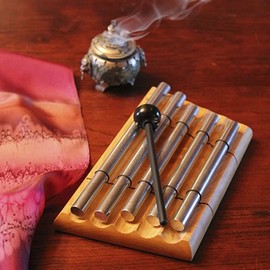 Woodstock Chimes Signature Collection, Woodstock Zenergy Chime, 1.2'' Quintet Eastern Energies Chimes for Awareness, Meditation, Relaxation (ZENERGY5)