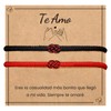 MANVEN Partner Bracelets Couple Bracelet Couples Gifts Matching E, No