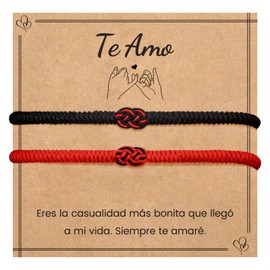 MANVEN Partner Bracelets Couple Bracelet Couples Gifts Matching E, No gemstone
