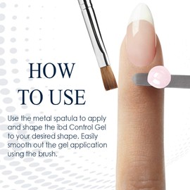 IBD Control Gel Brush and Metal Spatula Pack