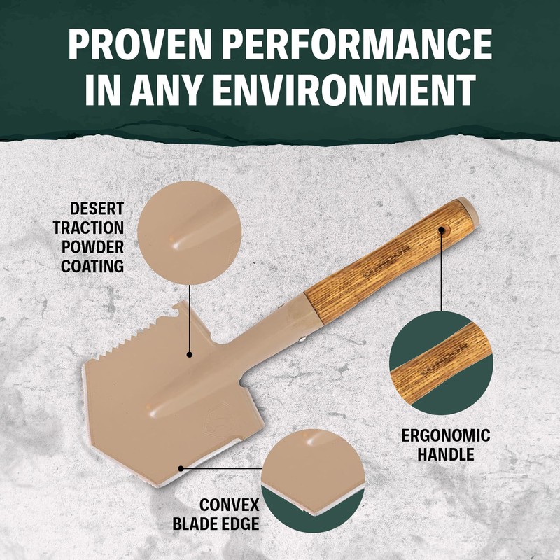 Condor Tool & Knife Condor Camping Shovel | 1045 High