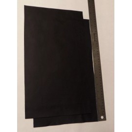 Upholstery Leather Scrap Crafts 9 x 15 inches Black 1 Piece