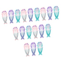 SAFIGLE 18pcs Cute Mermaid Hair Clips for Hair Accessories Purple Blue and Pink for Parties Weddings and Daily Wear Fun and Stylish