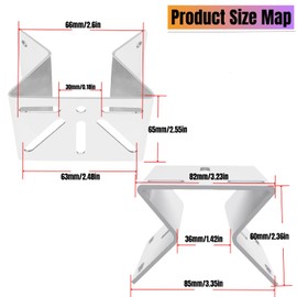 CTXSumTec 2-Pack Heavy-Duty Corner Security Camera Bracket - Weatherproof White Metal Mount for Outdoor Surveillance Systems | Compatible with Exterior Walls, Eaves, Stairwells, eufy soloCam
