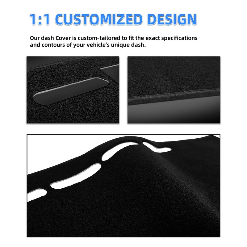 Dashboard Mats Dash Covers Pad Compatible with VW Volkswagen Jetta